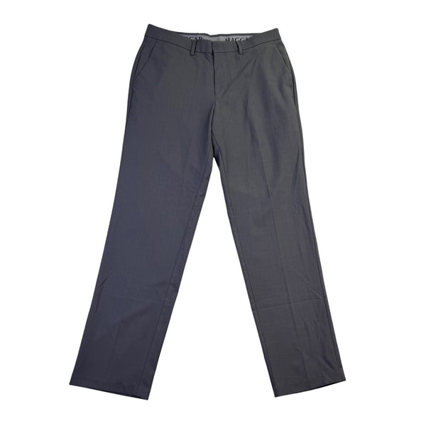 Haggar Mens Grey Dress Pants Formal Classic Fit Size 34/32 