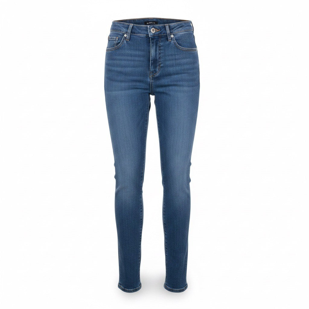 Lucky Brand Womens Dark Blue Denim Jeans Mid Rise Stretch Slim Fit Size 10/30 