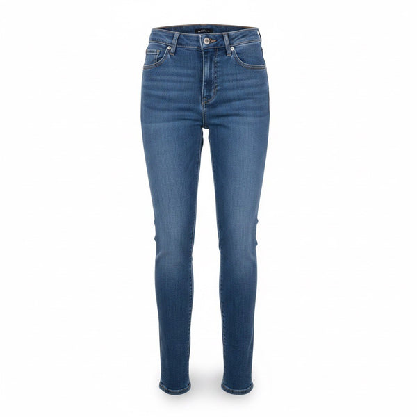 Lucky Brand Womens Dark Blue Denim Jeans Mid Rise Stretch Slim Fit Size 10/30 