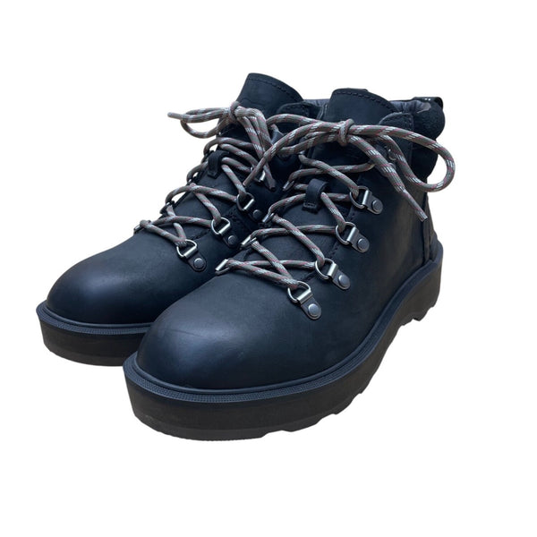 Sorel Women’s Black Leather & Rubber Sole Lace-Up Hiking Ankle Boots Size 7