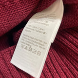 J.Crew Men's Wine Red Crewneck Plush Knit Fabric Sweater Sz L- NWT