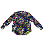 J. Crew Womens Multicolor Floral Print Long Sleeve Button-Down Blouse Size XS