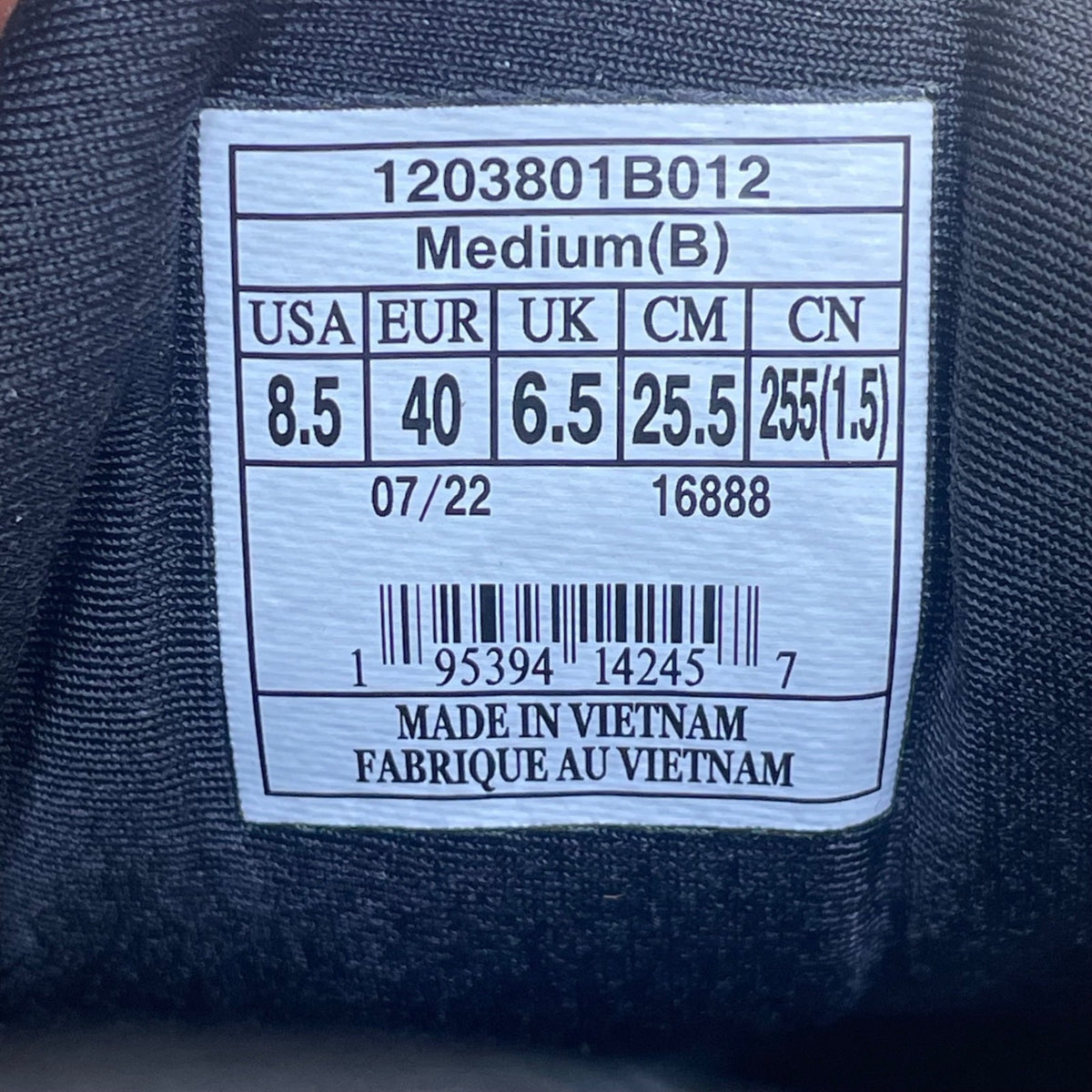 Brooks Men's Black & White Mesh Ghost 15 Cushioned Running Shoes Size 8.5