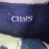 Chaps Mens Navy Sweater Button-Up Pullover Classic Long Sleeve Top Size M 