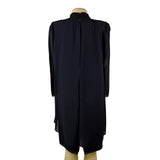 Ursula Womens Black Polyester Beaded Capelet Formal Dress Elegant Design Size 8P