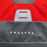 The North Face Unisex Red & Gray Nylon Multiple Compartments Sweeper Backpack