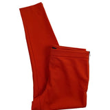 Ann Taylor Women’s Red Polyester Blend Slim Fit Side-Zip Pants Size 10
