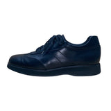 Salvatore Ferragamo Florence Men’s Black Leather Lace-Up Sport Shoes Size 12D