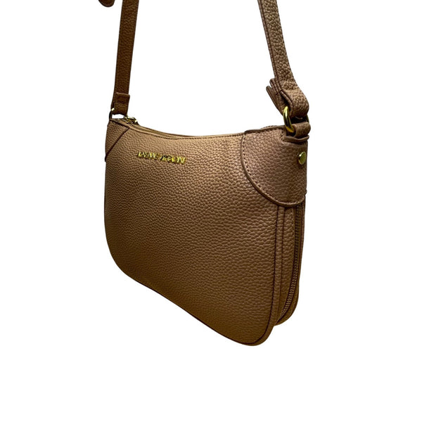 Adrienne Vittadini Women’s Rose Faux Leather Adjustable Strap Crossbody Bag Sz M