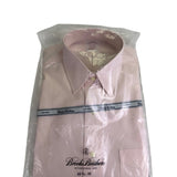 Brooks Brothers Mens Pink Non-Iron 100% Cotton Dress Shirt Sz 15 1/2-33