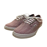 Vans Women’s Pink Canvas Casual Lace-Up LowPro Flat Sneakers Size 8.5
