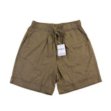 Fashion Clothing Womens Tan Drawstring Casual Shorts Size Large
