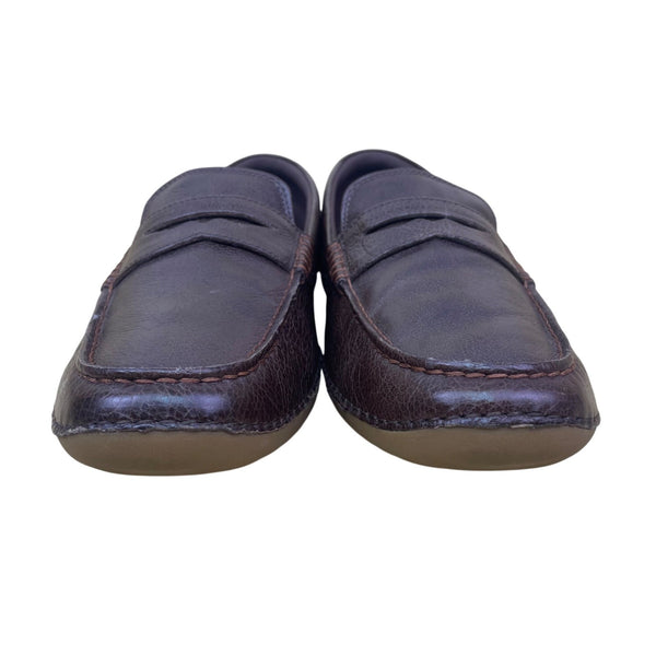 Cole Haan Men’s Brown Leather Penny Loafers Motøgrand Driving Moccasin Sz 10.5M