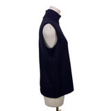 Escada Purple Frostfox Fur Cuff Glitter Set Turtleneck Vest Cardigan Sz 40