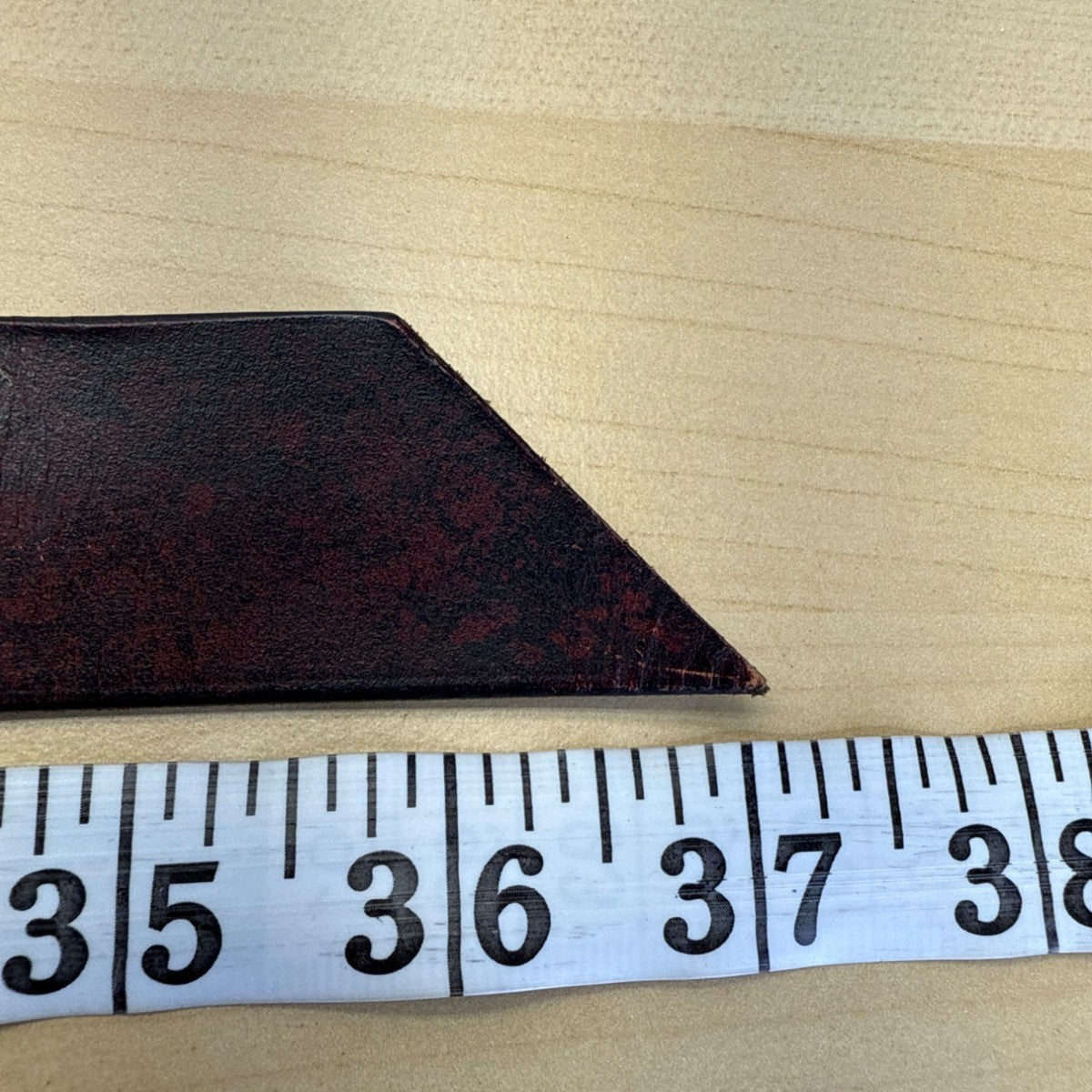 Vintage Black & Brown Leather Wrap Belt With Unique Loop Buckle Design For Women