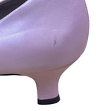 Nordstrom Women’s Light Pink Leather Slip-On Low Kitten Rave Heel Pumps Size 7M