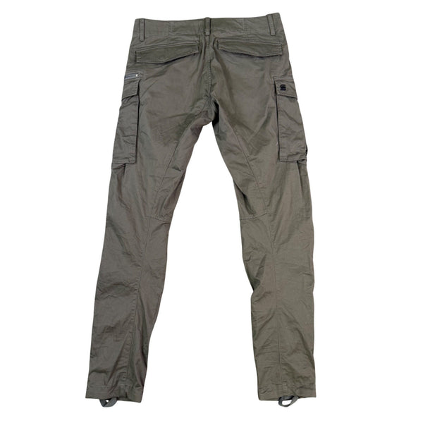 G-Star Raw Mens Olive Cargo Pants Multi-Pocket Durable Design Size 34x36