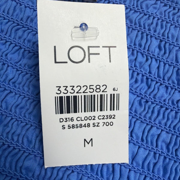 Loft Womens Blue Colorblock Maxi Dress Sleeveless Casual Style Size M