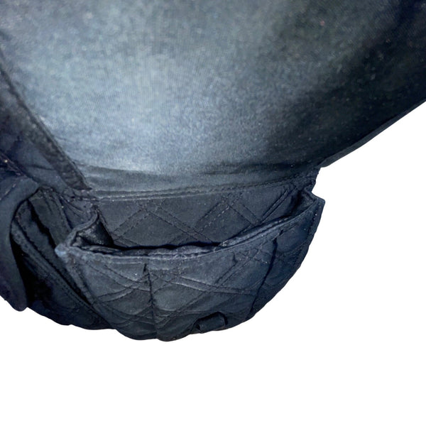 Vera Bradley Women’s Black Quilted Fabric With Multiple Pockets Backpack Size M