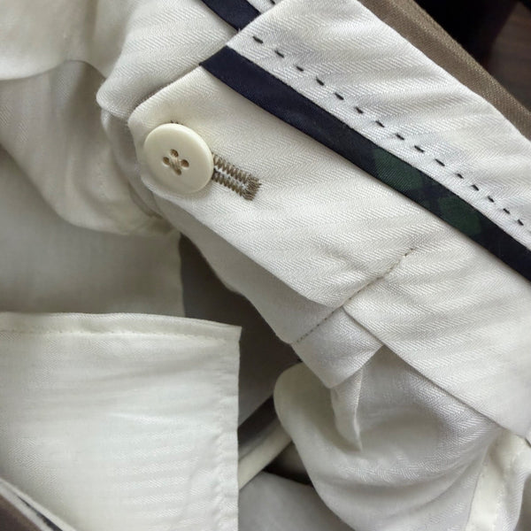 Lauren Ralph Lauren Mens Camel Wool Cashmere Flat-Front Dress Pants Sz 33W / 30L