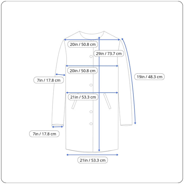 Vintage Sandison Womens Blue Double-Breasted Coat With Buttons