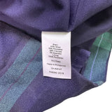 Talbots Womens Navy Green Plaid Wool Polyester Blend Bell Sleeve Dress Size 4