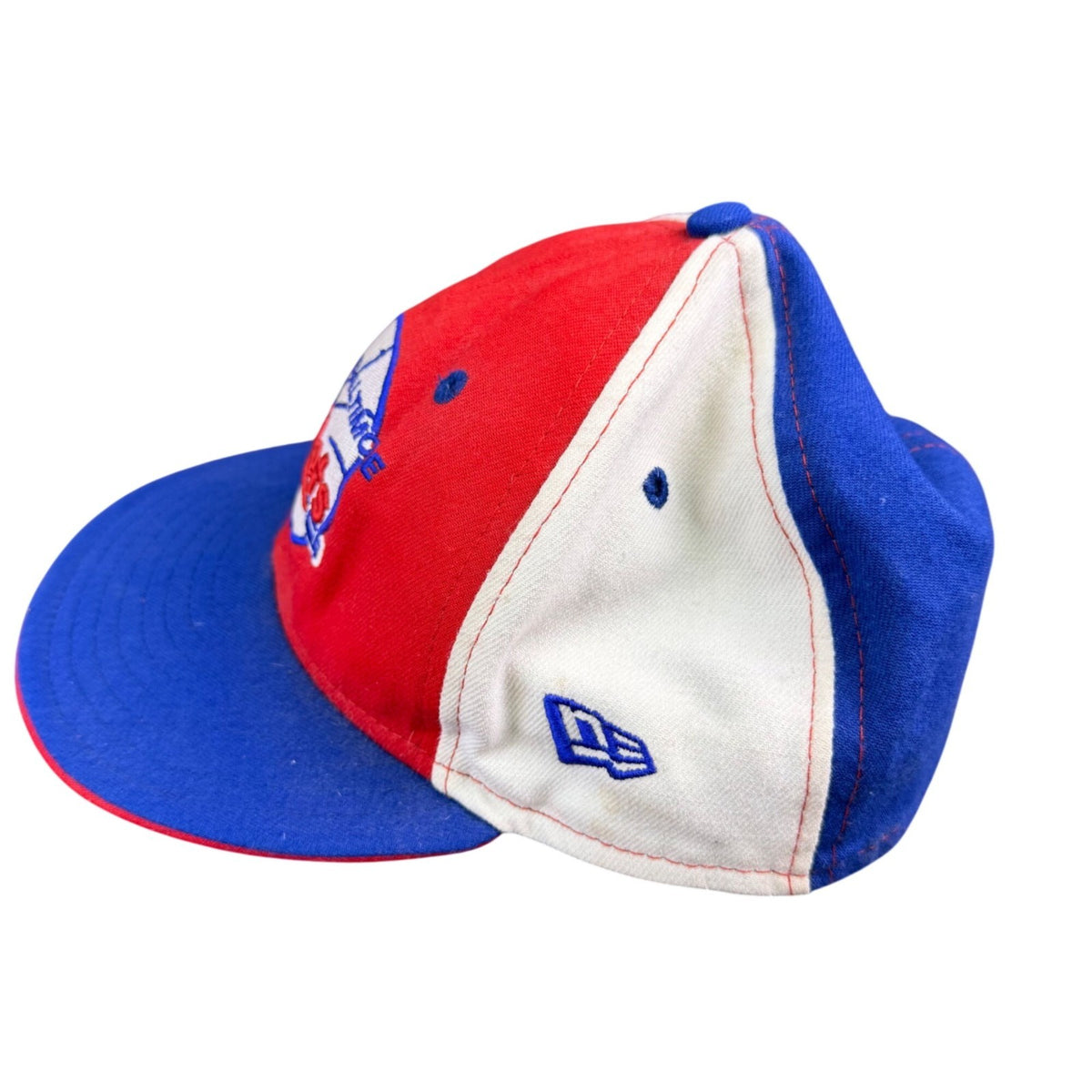 New Era Mens Blue Multi-Color 59Fifty Hardwood Classics Basketball Cap 7 1/8 Fit