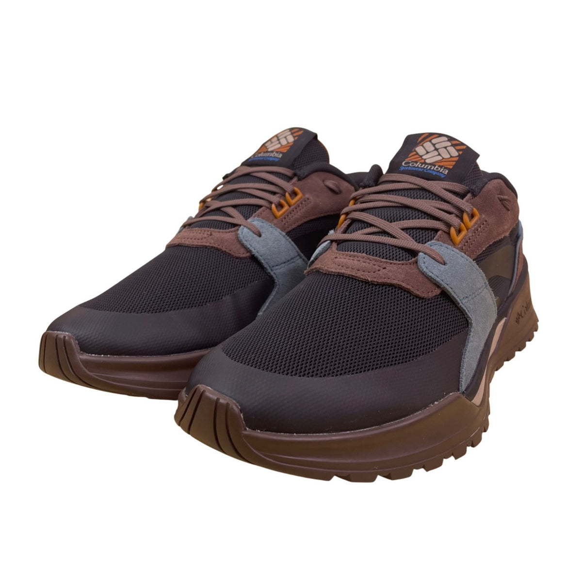 Columbia Men’s Black & Copper Suede & Mesh Outdoor Wildone Anthem Sneakers Sz 10