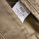Talbots Womens Tan Cotton Blend Button Front Ruffle Jacket Size 12 