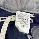 Nike Mens Blue Cotton Blend Jogger Pants Slim Fit Activewear Size L