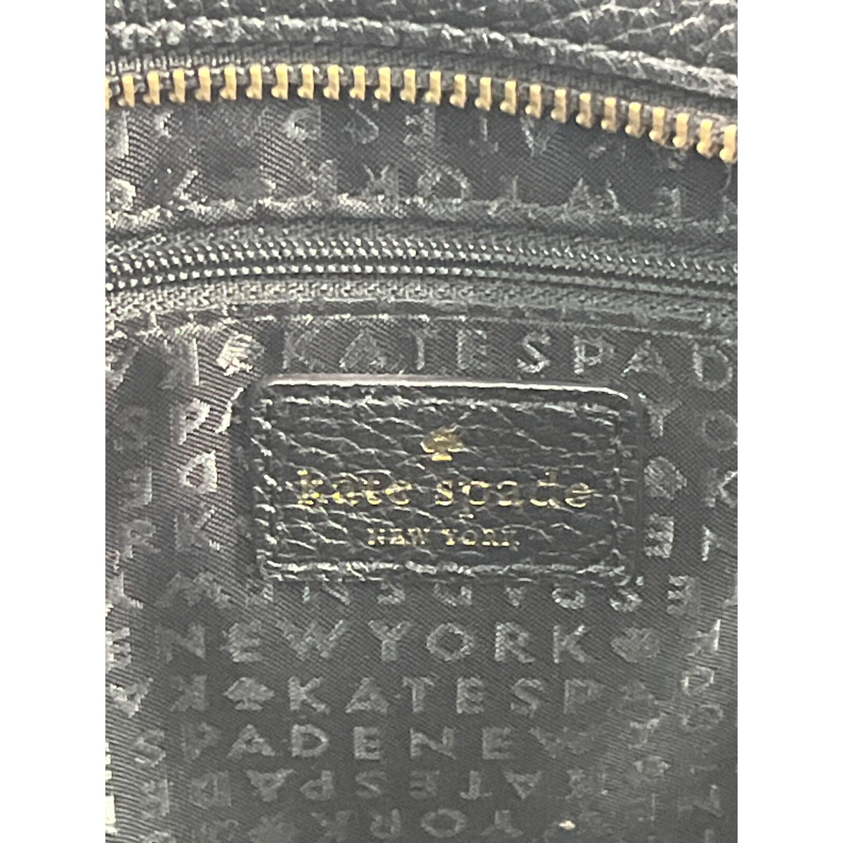 Kate Spade Women's Street Black Pebbled Leather Crossbody Handbag Sz M