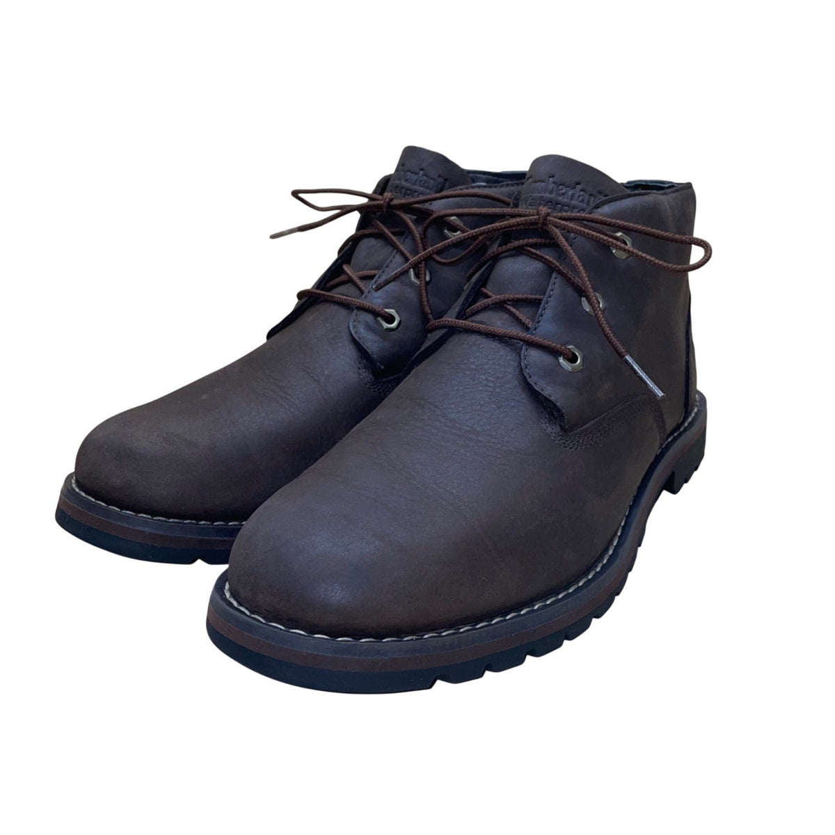 Timberland Men’s Brown Leather Gripstick Waterproof Chukka Boots Size 10.5
