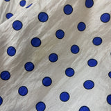 Ellesse Womens Blue Polka Dot Tracksuit Set Nylon Polyester Cotton Size 3