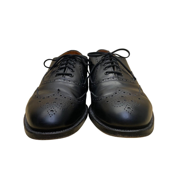 Tricker’s Mens Black Leather Brogues Lace-Up Classic Dress Shoes Size 10US