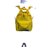 HotStyle Yellow Nylon Adjustable Straps Front Zipper Pocket Mini Backpack