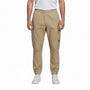 Adidas Mens Beige Cargo Pants Elastic Waist Logo Detail Stylish Design Sz S
