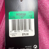 Nike Womens Pink Dri-Fit 3/4 Sleeve Zip Pullover Workout Shirt Sz  XL