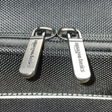 Amazon Basics Black Nylon With Handle Multi-Compartments Rolling Laptop Case