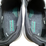 Skechers Men’s Black Mesh Air-Cooled Goga Mat Gen 5 Slip-On Shoes Size 10