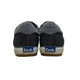 Keds Women’s Gray Canvas Everyday Wear Lace Up Casual Sneakers Size 8.5