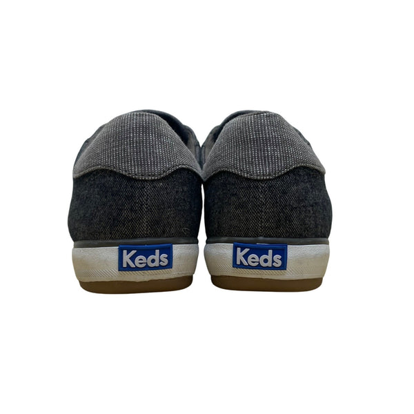 Keds Women’s Gray Canvas Everyday Wear Lace Up Casual Sneakers Size 8.5
