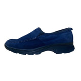 Realcomfort Women’s Navy Blue Suede Cushioned Sole Slip-On Loafers Size 10M