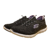 Skechers Women’s Black Knit Memory Foam Athletic Dual-Lite Sneakers Size 7