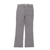 Gap Womens Black & White Houndstooth High-Rise Kick Fit & Stretch Pants Size 4