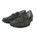 Mephisto Women’s Dark Green Suede Cool-Air Technology Slip-On Loafers Size 9.5US