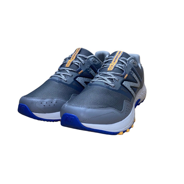 New Balance Men’s Gray & Blue T410 Arch Support Trail Running Shoes Size 14
