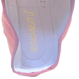 Guansitu Women’s Red Satin Bejeweled Toe Accent Foldable Ballet Flats Size 44