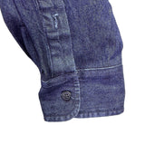 Lucky Brand Dark Wash Denim Mens Button-Up Long Sleeve Shirt Size S