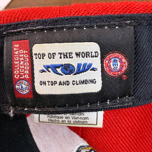 Top Of The World Red Maryland Terrapins Adjustable Baseball Cap