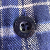 L.L.Bean Mens Rustic Blue Flannel Shirt Traditional Fit Sz XXL
